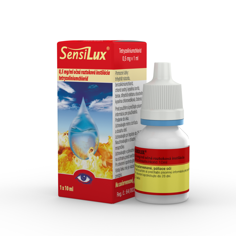  SensiLux® - Na začervenané a páliace oči 